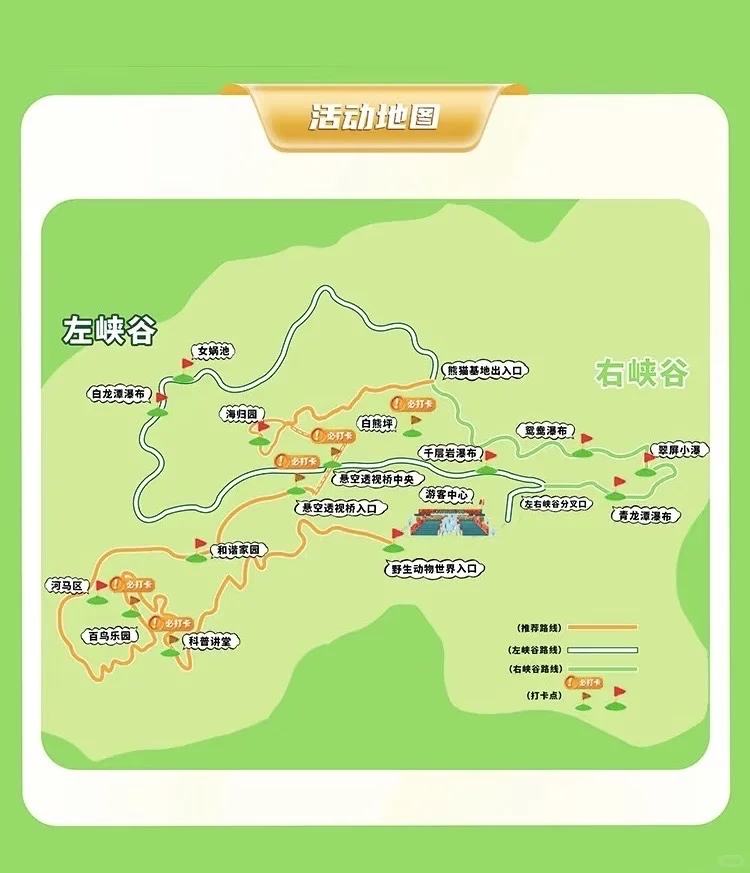 碧峰峡必拿奖牌攻略，🐼太乖了