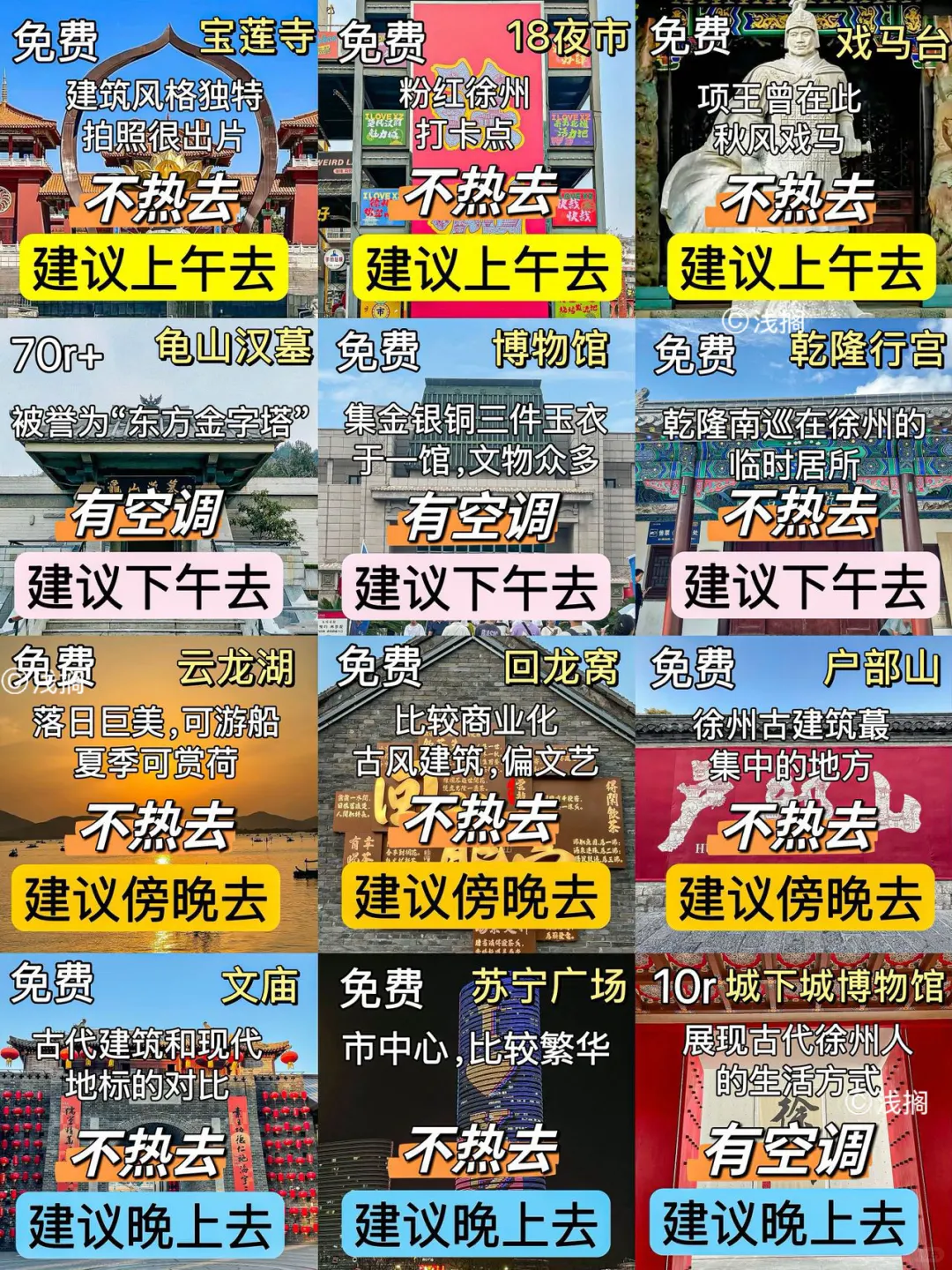 暑假来徐州，看这条就够了～（附空调路线✅）