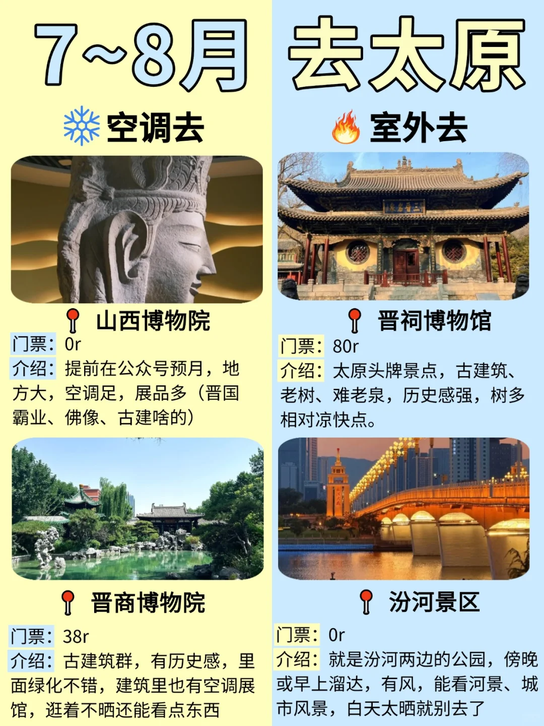 7-8月去太原🌈保姆级游玩攻略