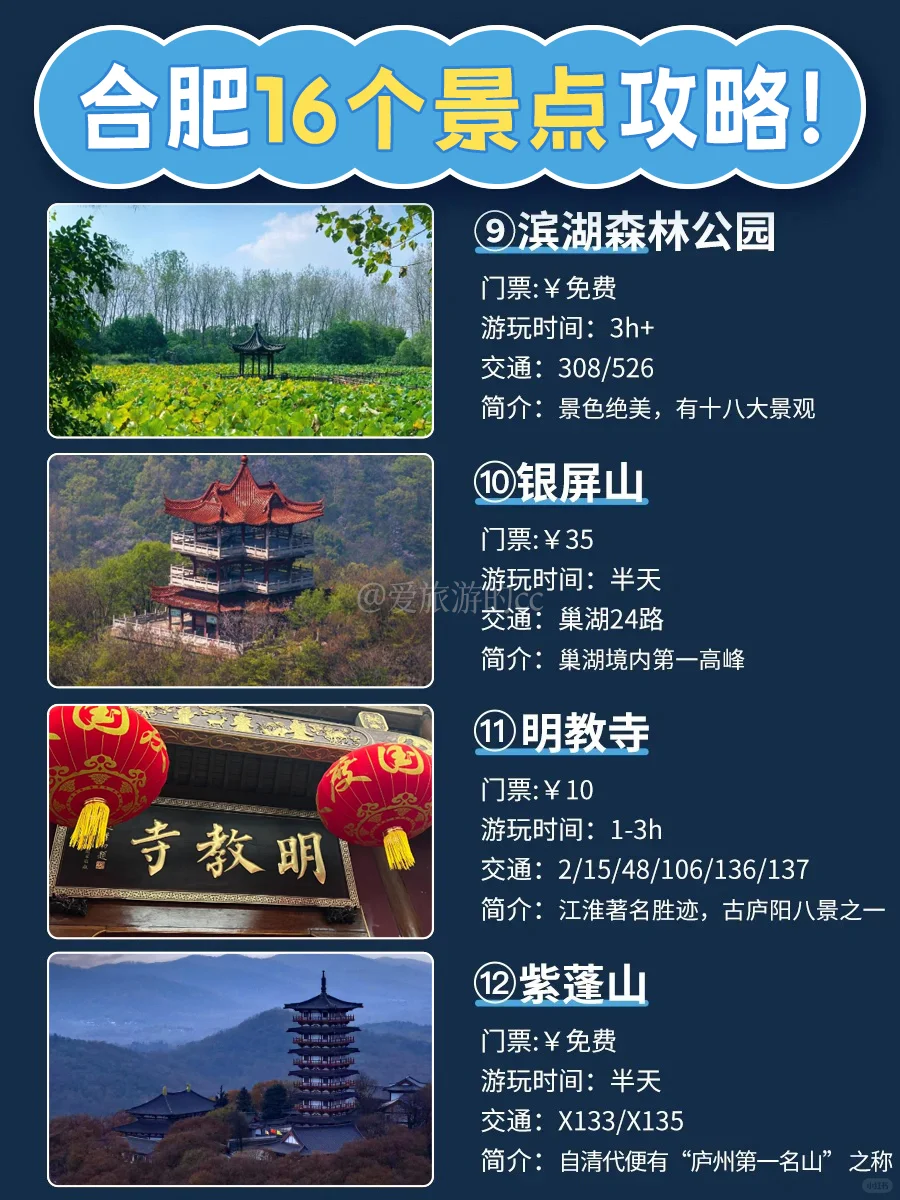 反向旅游之合肥旅游攻略篇🔥周末懒人闭眼去