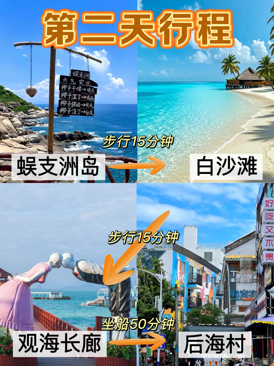 8-9月三亚！不绕路版旅游攻略！！直接抄 ！！！