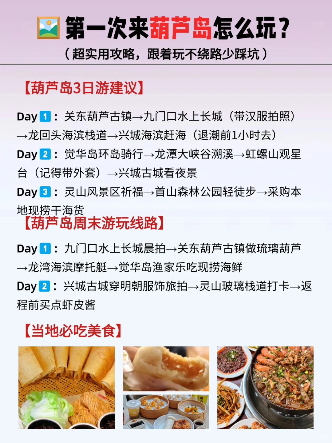 葫芦岛景点排行榜📖必玩攻略