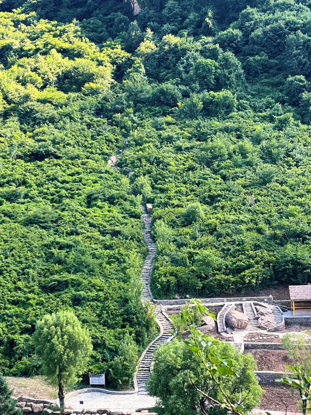 挂壁栈道———人参谷，感觉是要准备收费的节奏