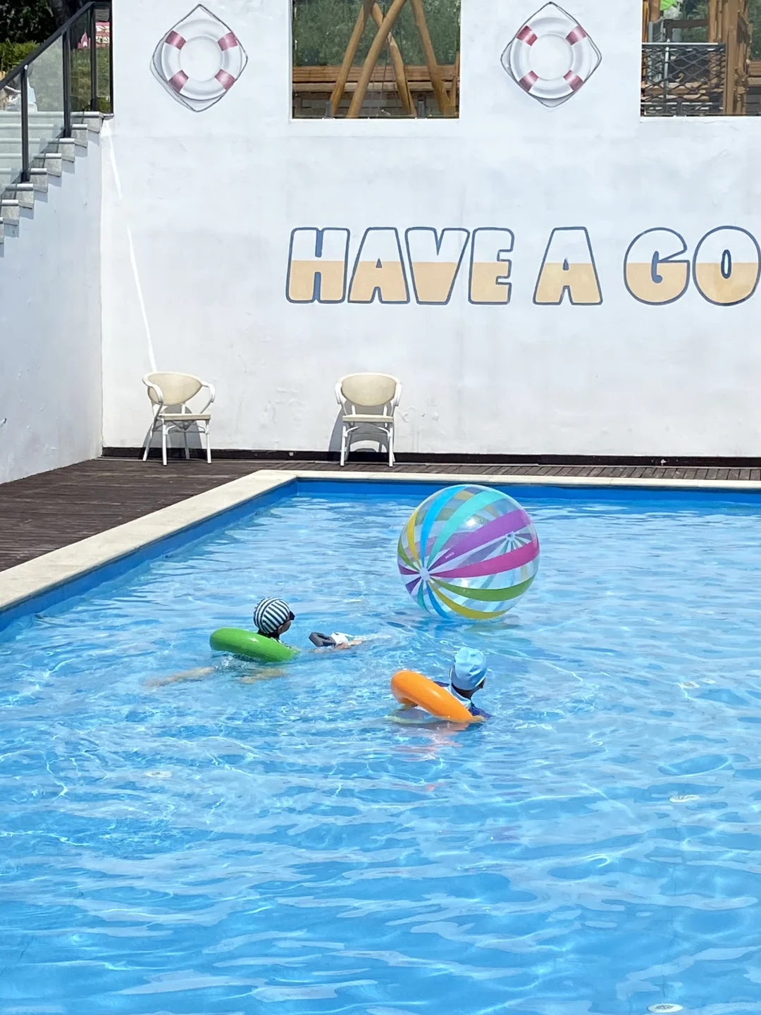 35+6岁｜青岛！儿童泳池+无动力乐园！畅玩一天