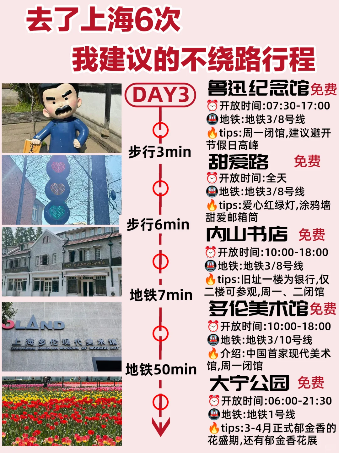 上海五一3天2晚旅游攻略｜不绕路➕避坑指南