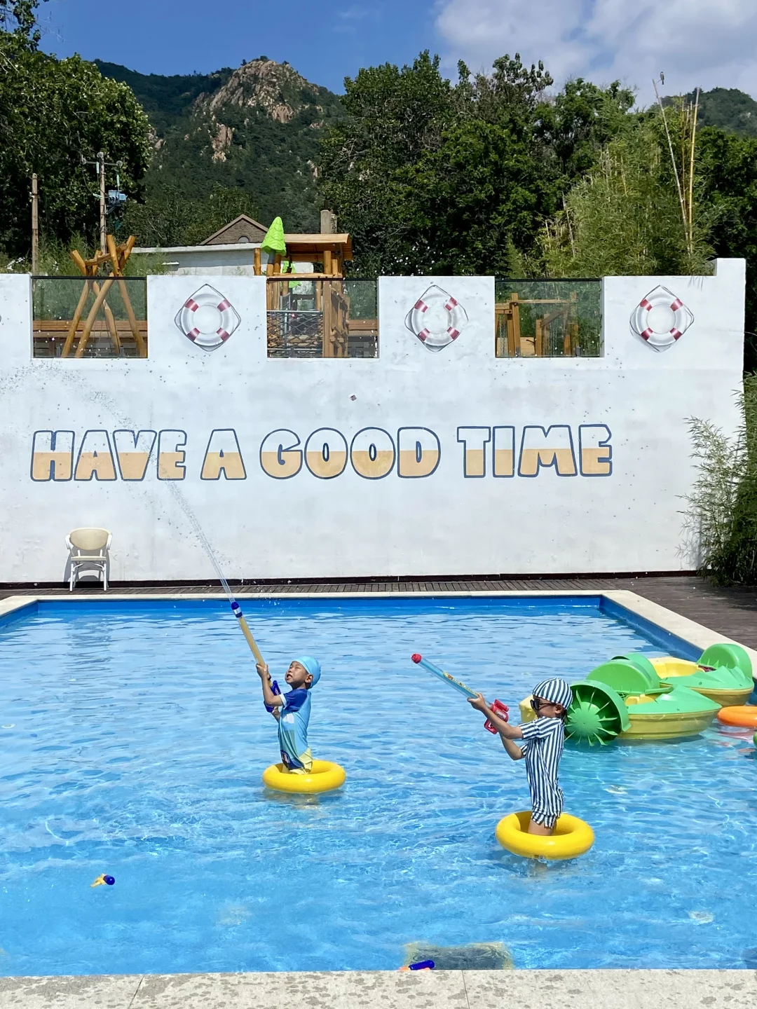 35+6岁｜青岛！儿童泳池+无动力乐园！畅玩一天