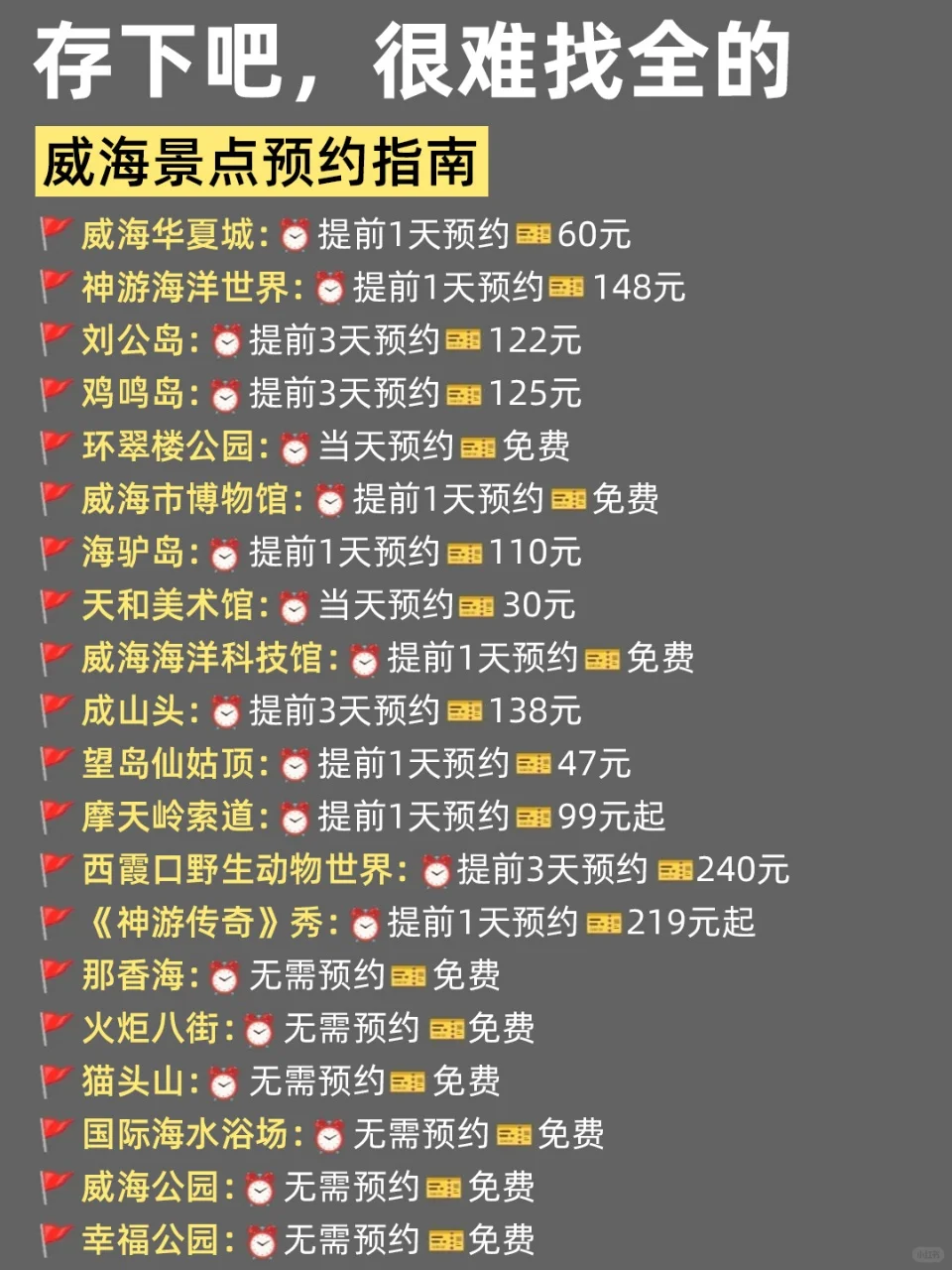 8-9🈷来威海旅游不看这篇攻略‼小心被宰