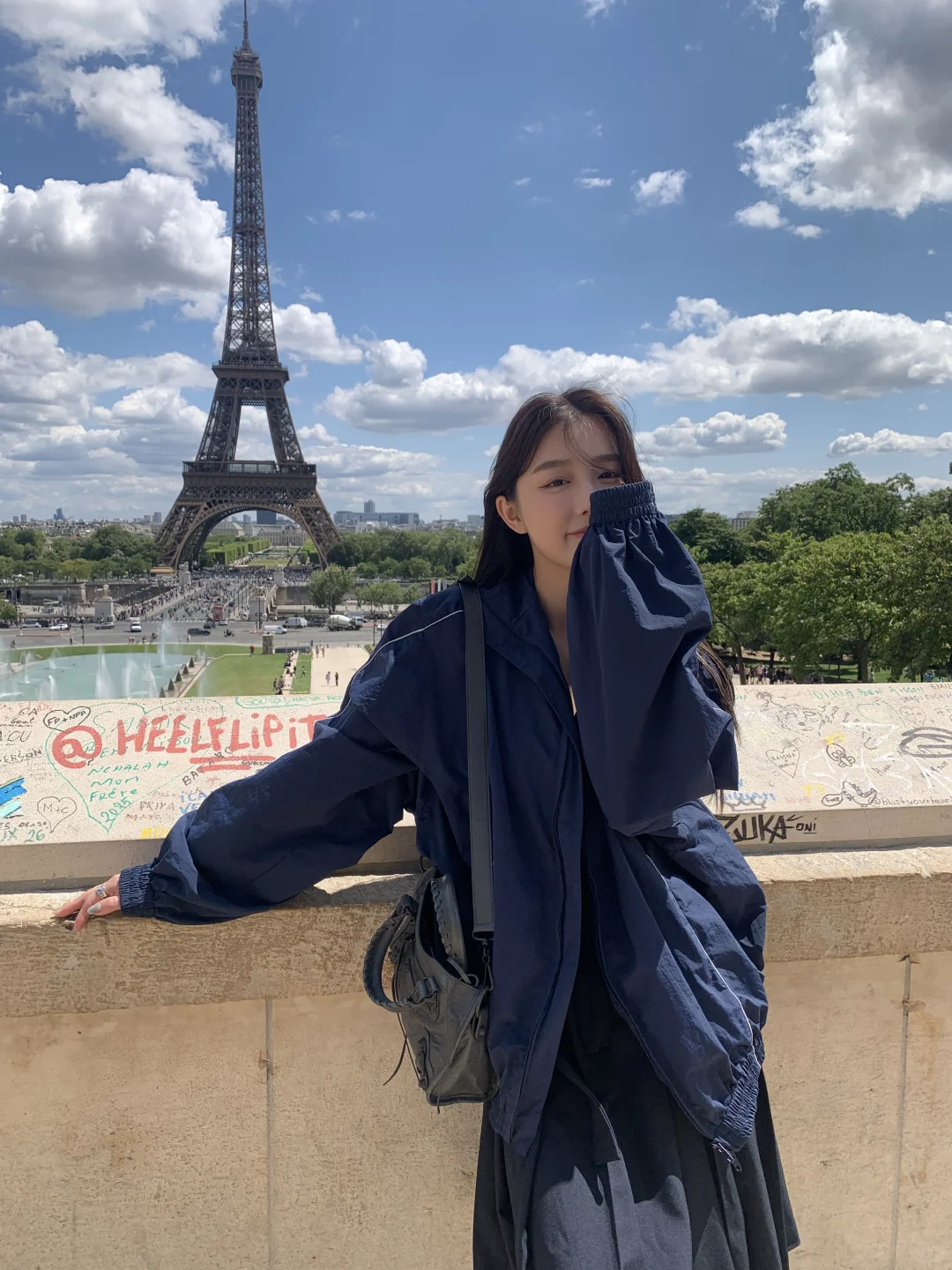 有阳光的巴黎真的是随便拍 都不用p了