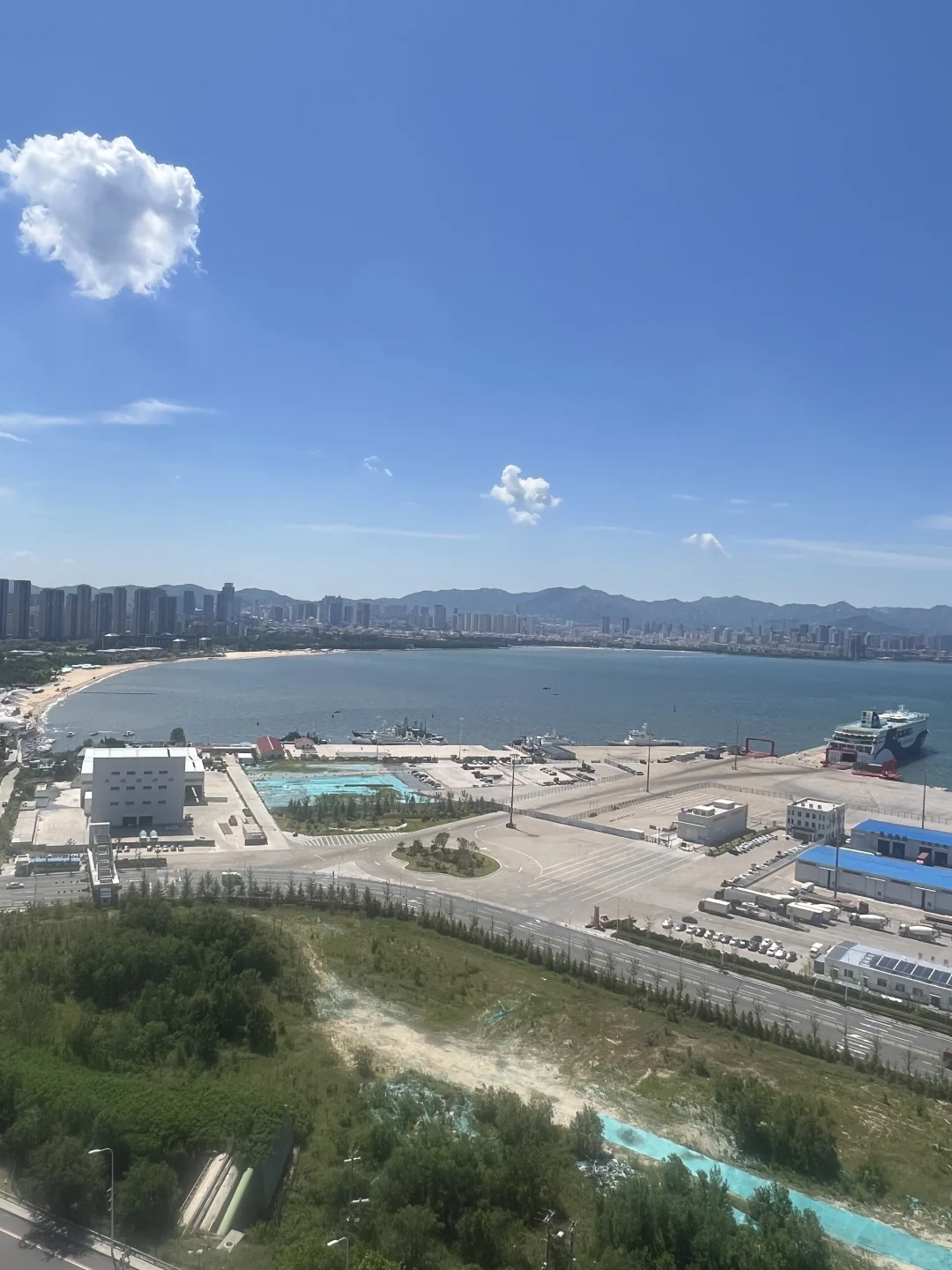 失业后，老公带一家子来威海旅游