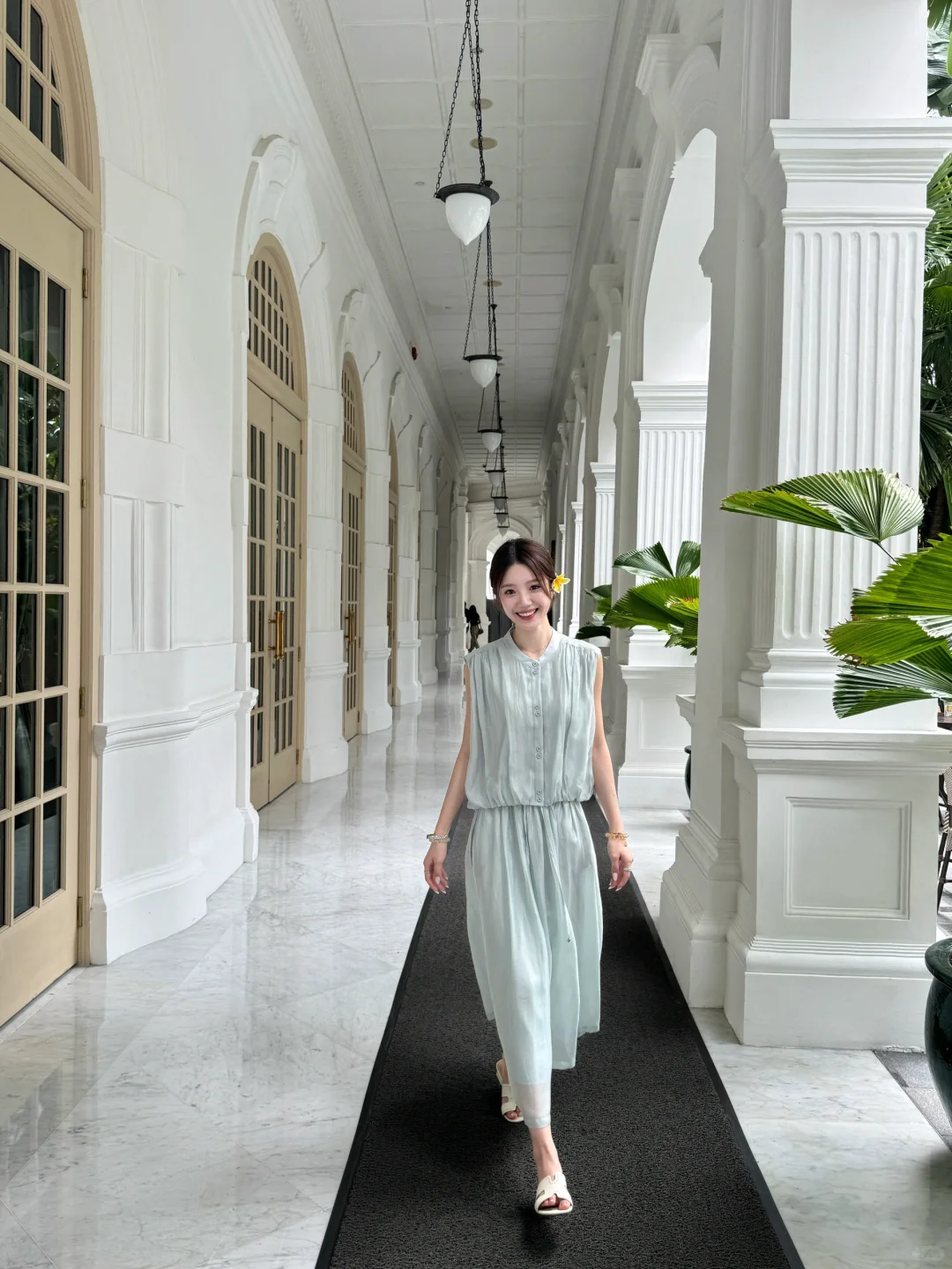 新加坡的人生照片诞生了!!天气太棒啦⛲🌴️🩵