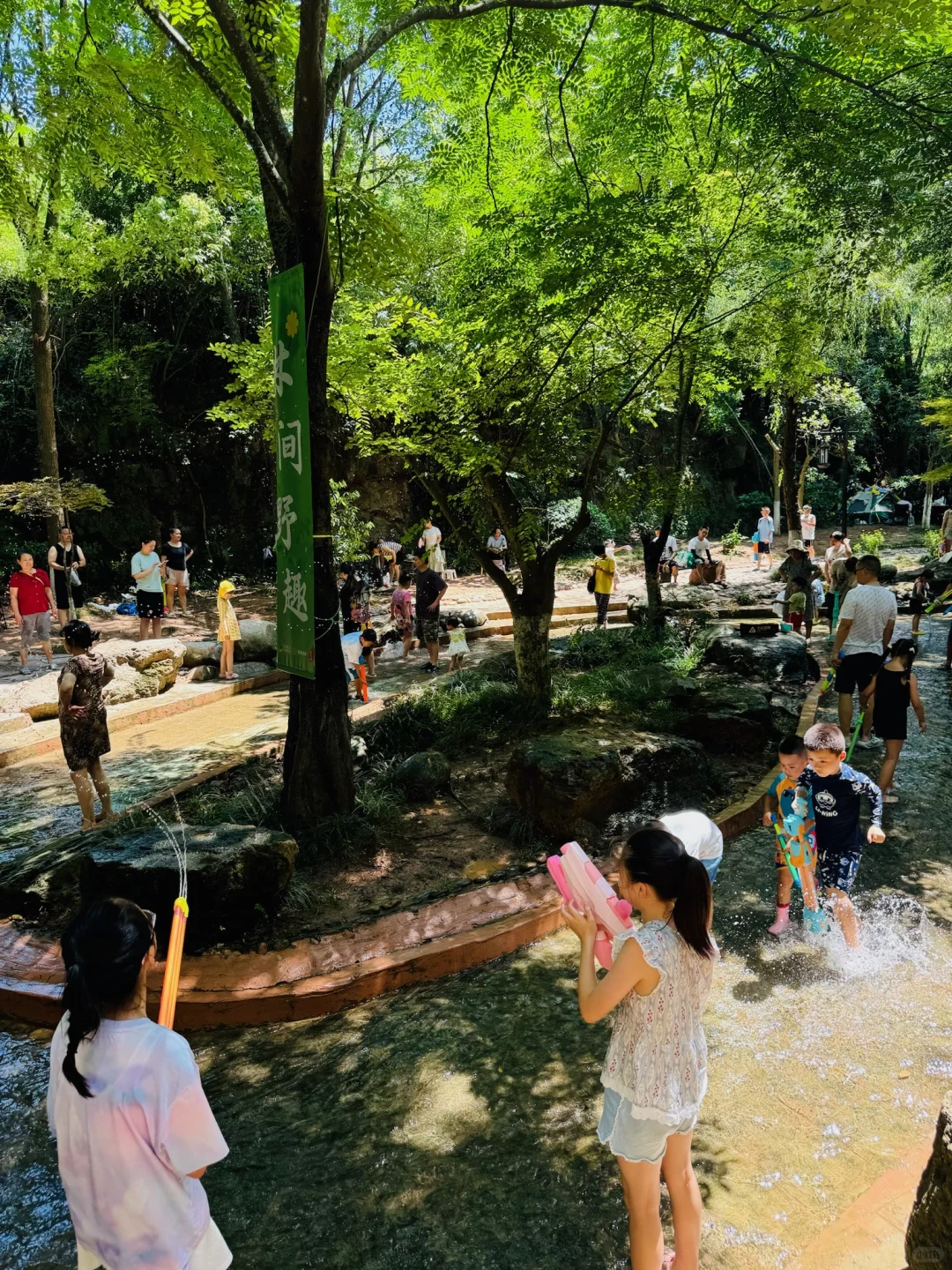 成都周边|1h直达的免费亲子玩水避暑地