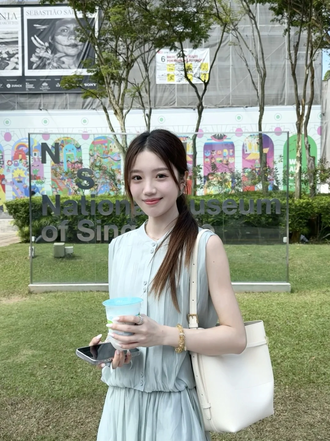 新加坡的人生照片诞生了!!天气太棒啦⛲🌴️🩵