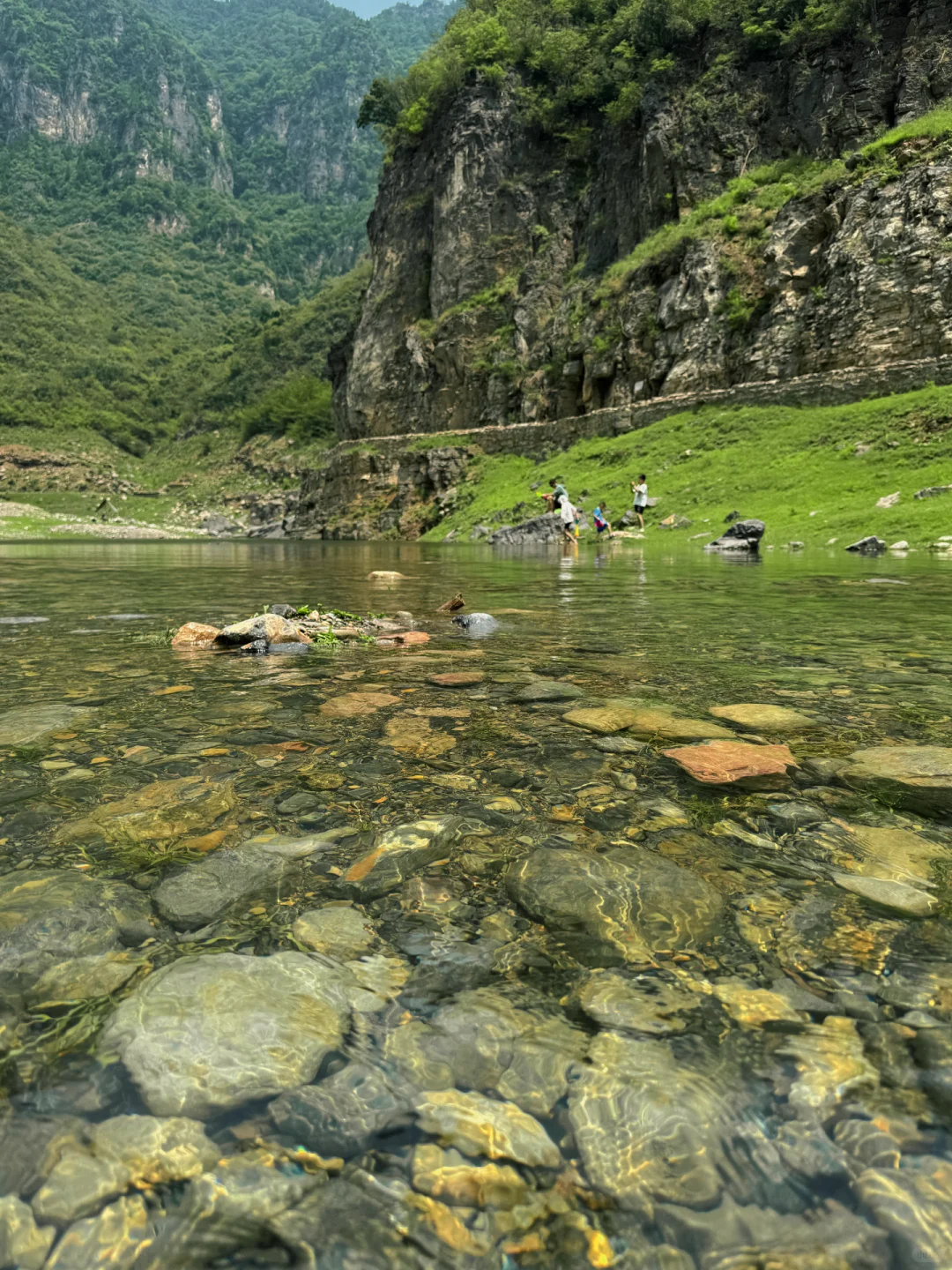 郑州周边⛰️2h抵达峡谷草甸溯溪的小众秘境