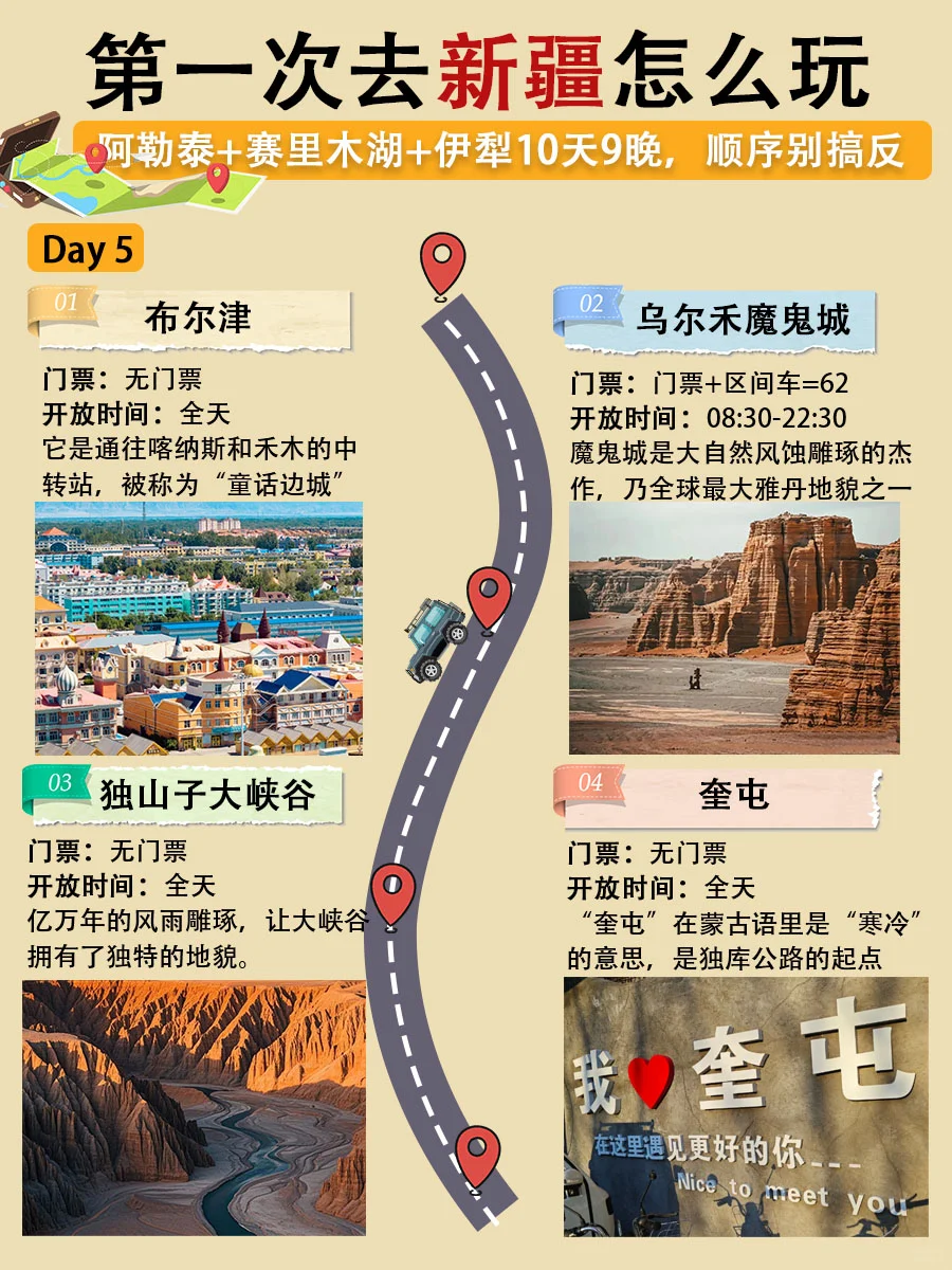 人生建议❗7-9月去趟新疆 10天小团才人均5K