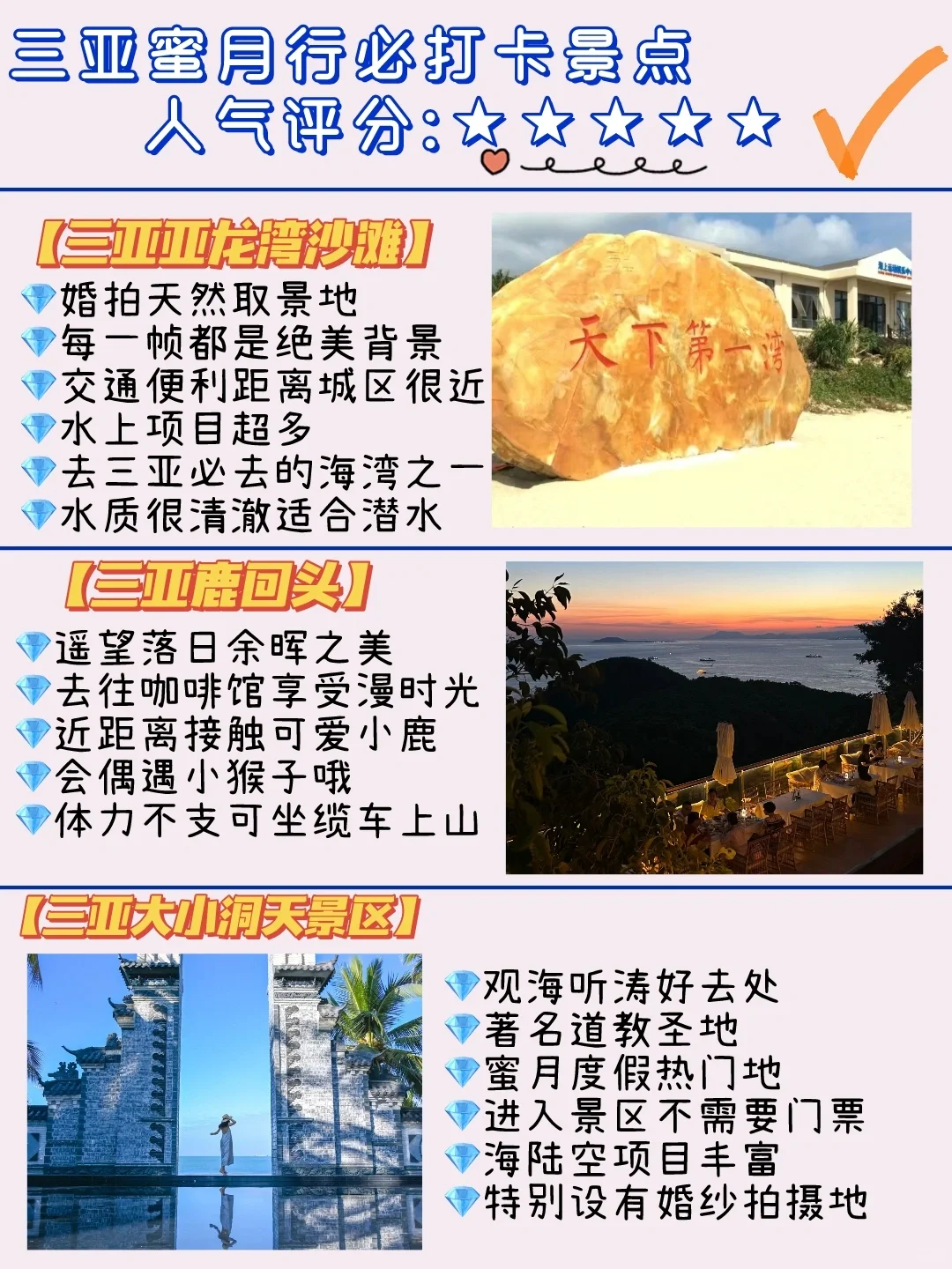 三亚蜜月之旅必看攻略🔥附超燃水上项目合