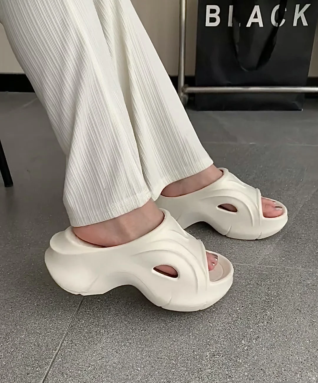 南澳/在小红🍠跟风最成功的一双厚底拖鞋✅