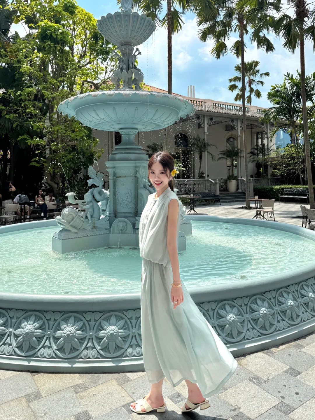 新加坡的人生照片诞生了!!天气太棒啦⛲🌴️🩵