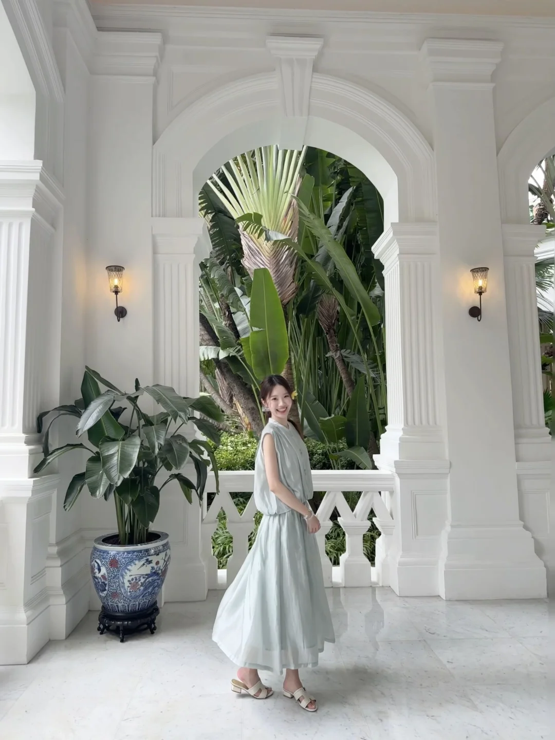 新加坡的人生照片诞生了!!天气太棒啦⛲🌴️🩵