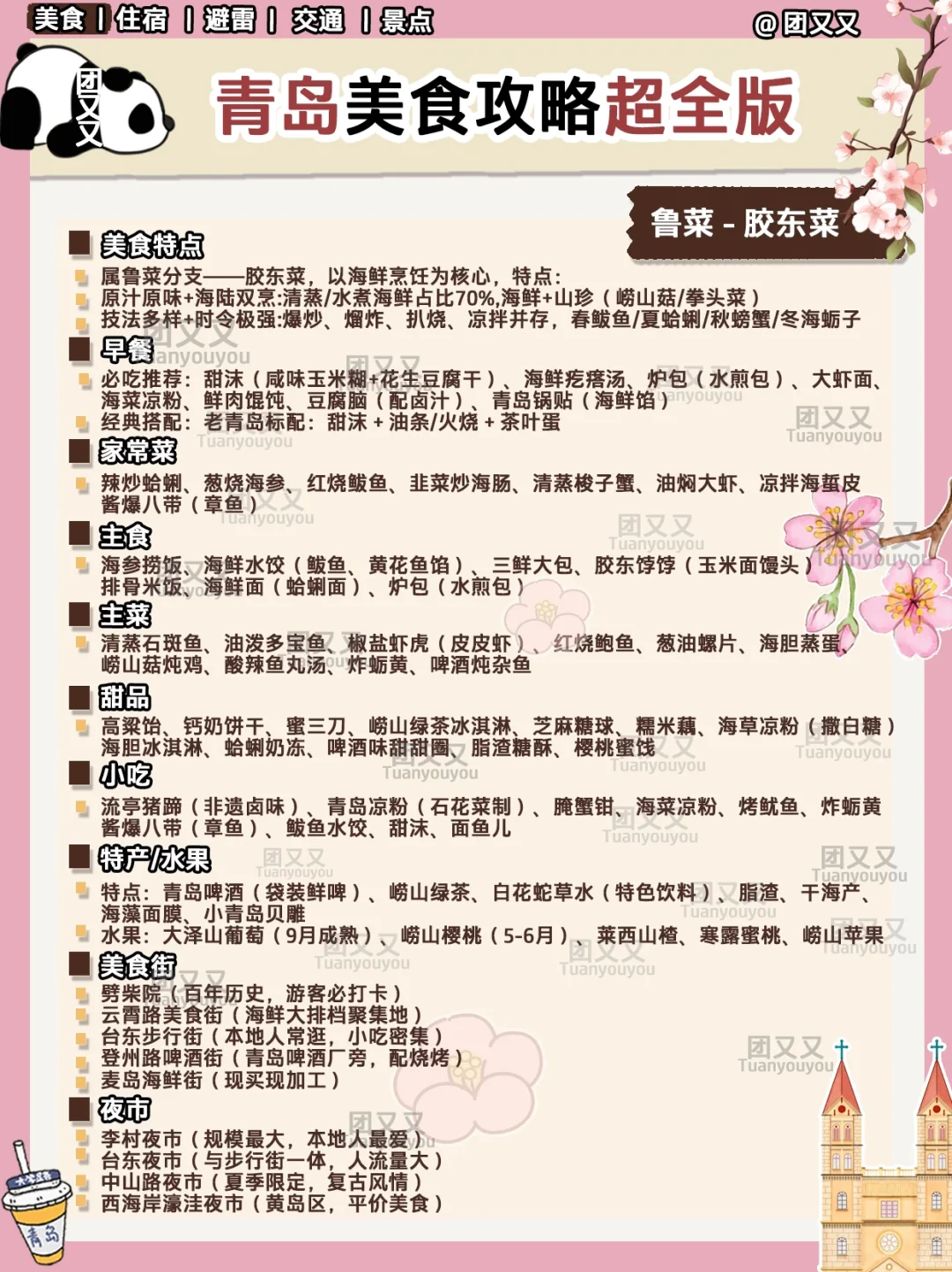 青岛🏝️超细+避雷指南‼️3天2晚旅游攻略高效