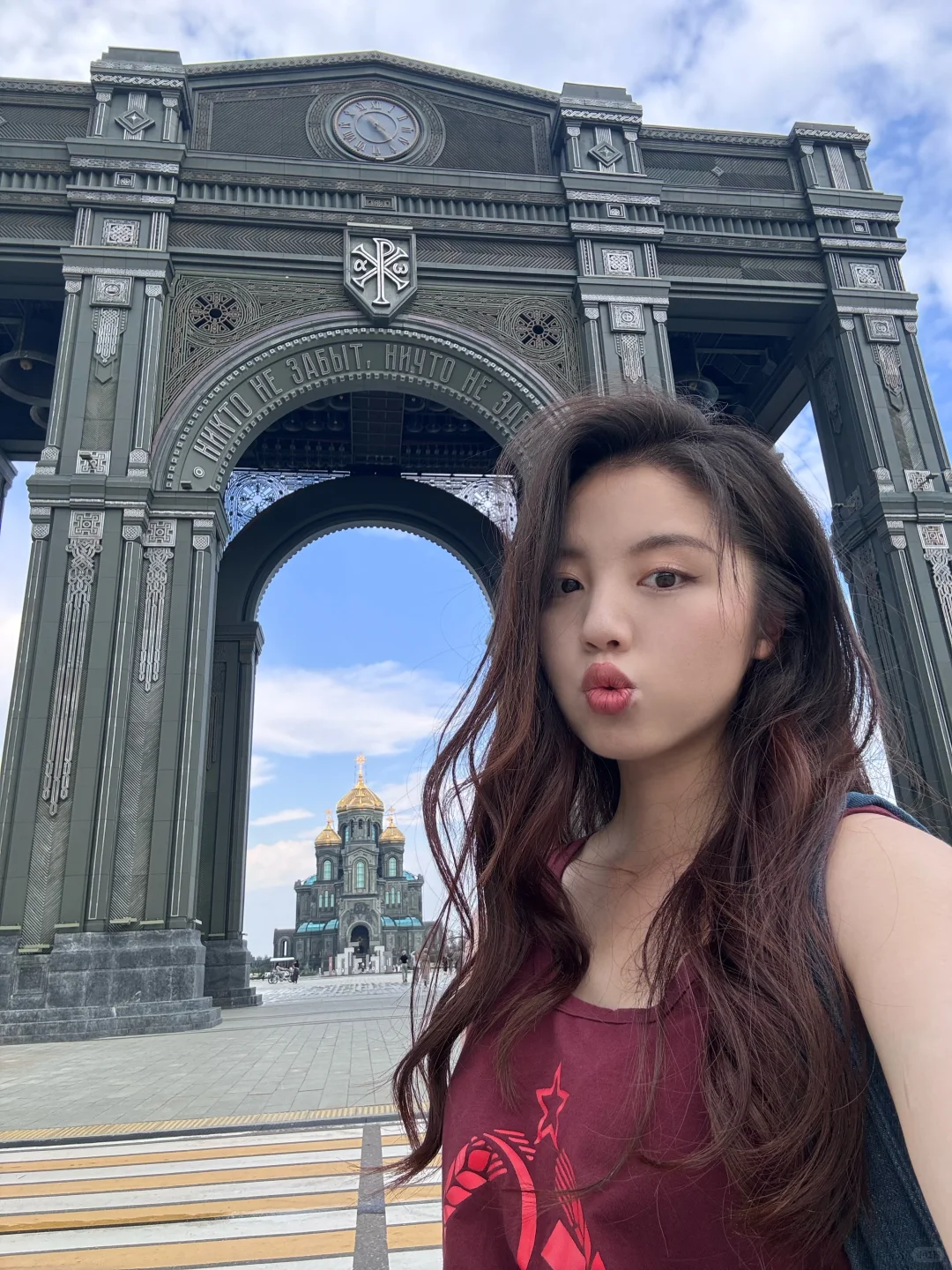 又一个人来俄罗斯玩咯～