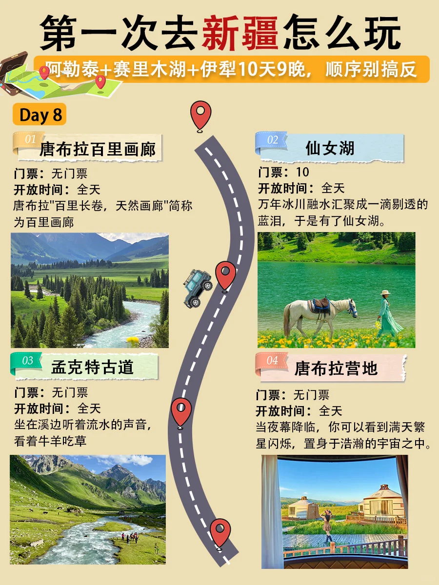 人生建议❗7-9月去趟新疆 10天小团才人均5K