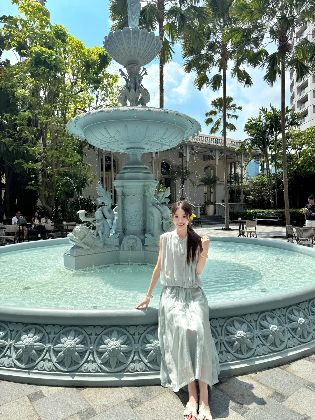 新加坡的人生照片诞生了!!天气太棒啦⛲🌴️🩵