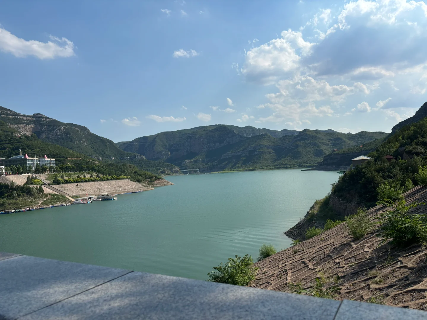 开车带娃和狗狗去玩水