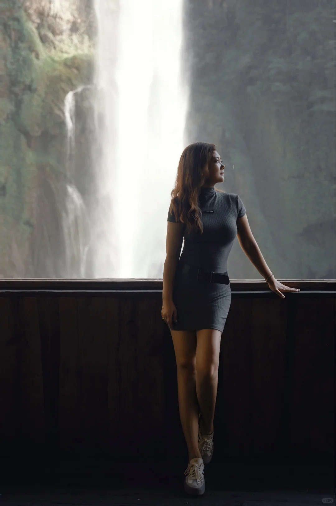 大景点人太多，这个翁洞滩瀑布绝了