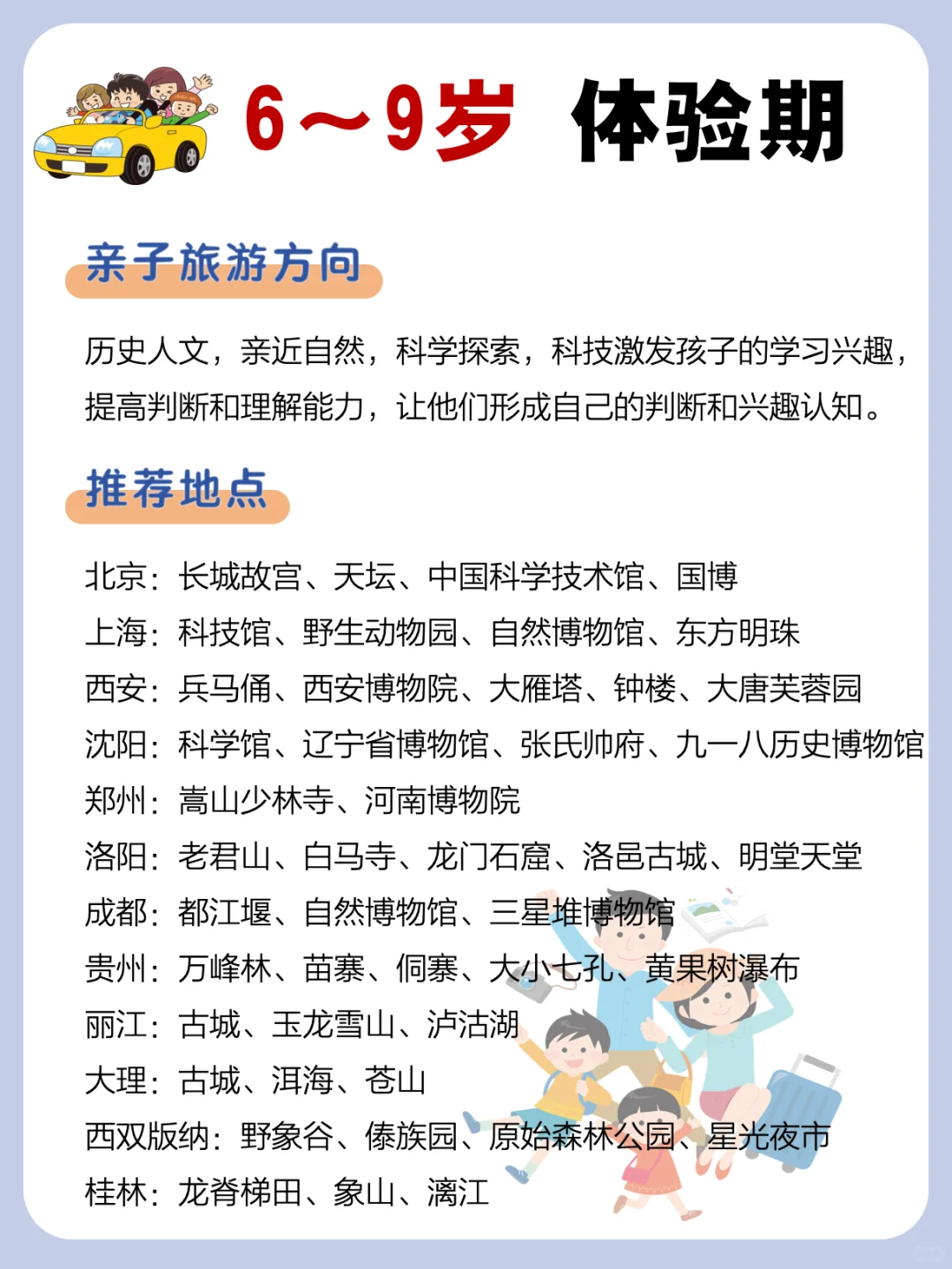 带娃旅行｜按年龄看国内亲子游景点推荐🔥