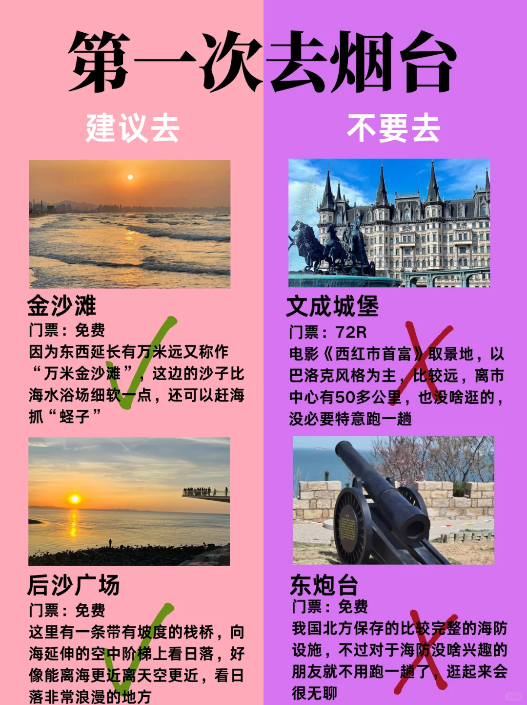 终于有人把烟台景点说明白了✅附详细攻略❗️