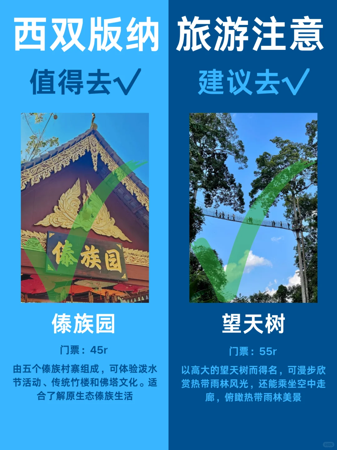 西双版纳哪些景点值得玩❓整理清楚了