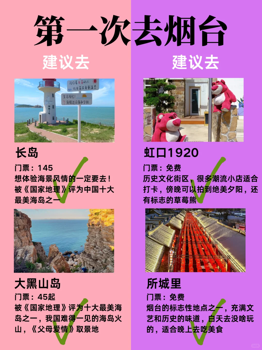 终于有人把烟台景点说明白了✅附详细攻略❗️