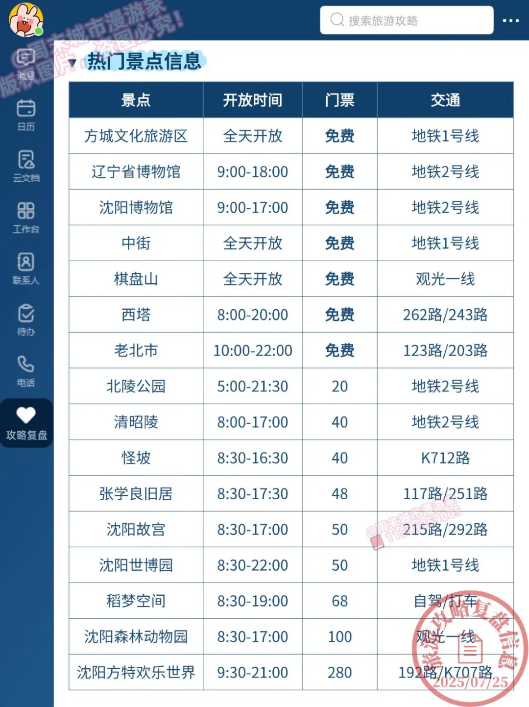 19℃警告！7-8月去沈阳别怪我没提醒！