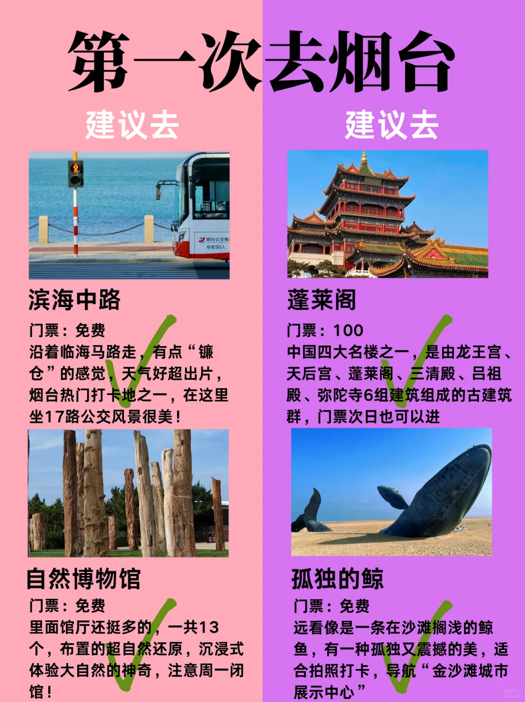 终于有人把烟台景点说明白了✅附详细攻略❗️