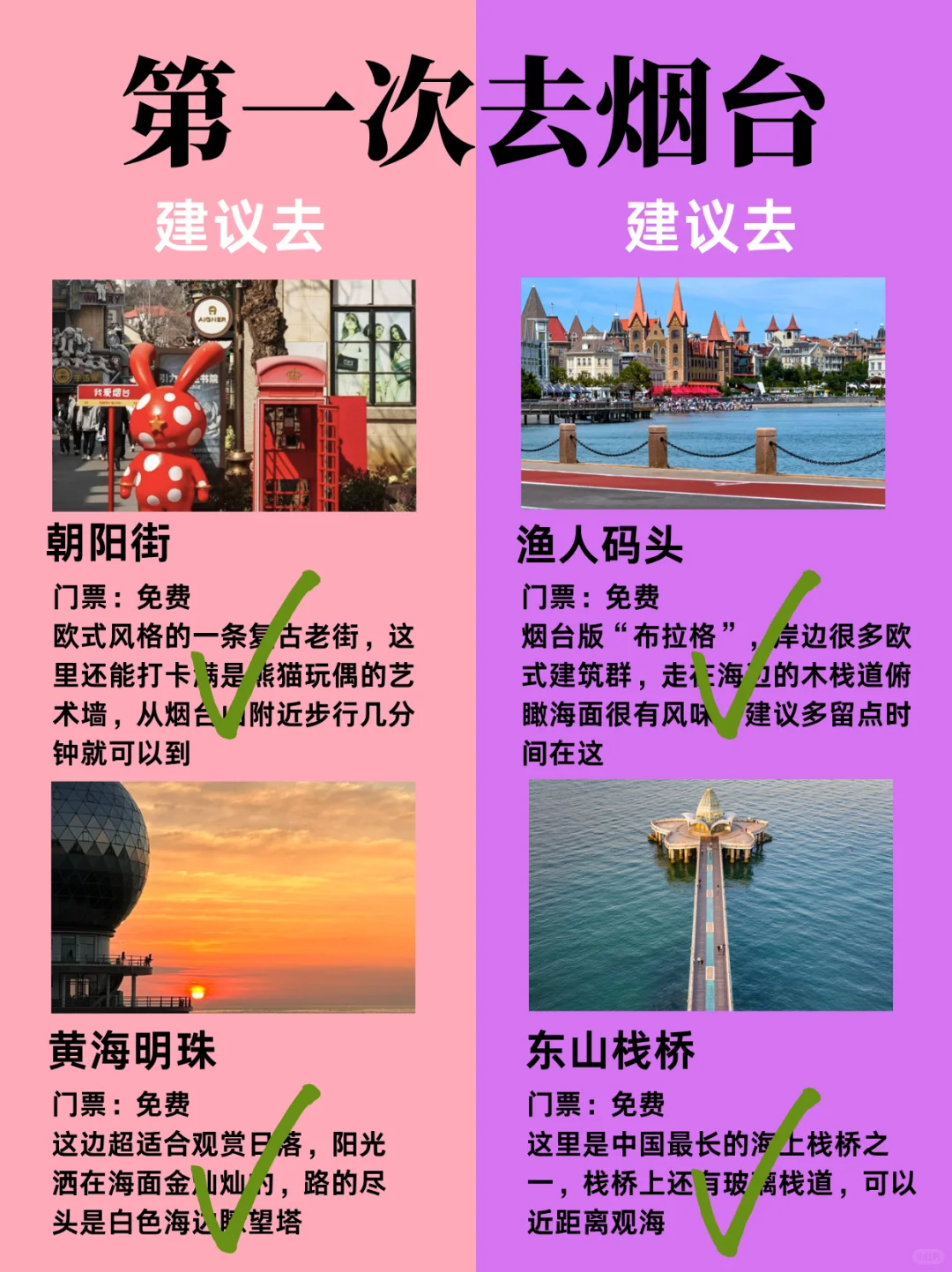 终于有人把烟台景点说明白了✅附详细攻略❗️