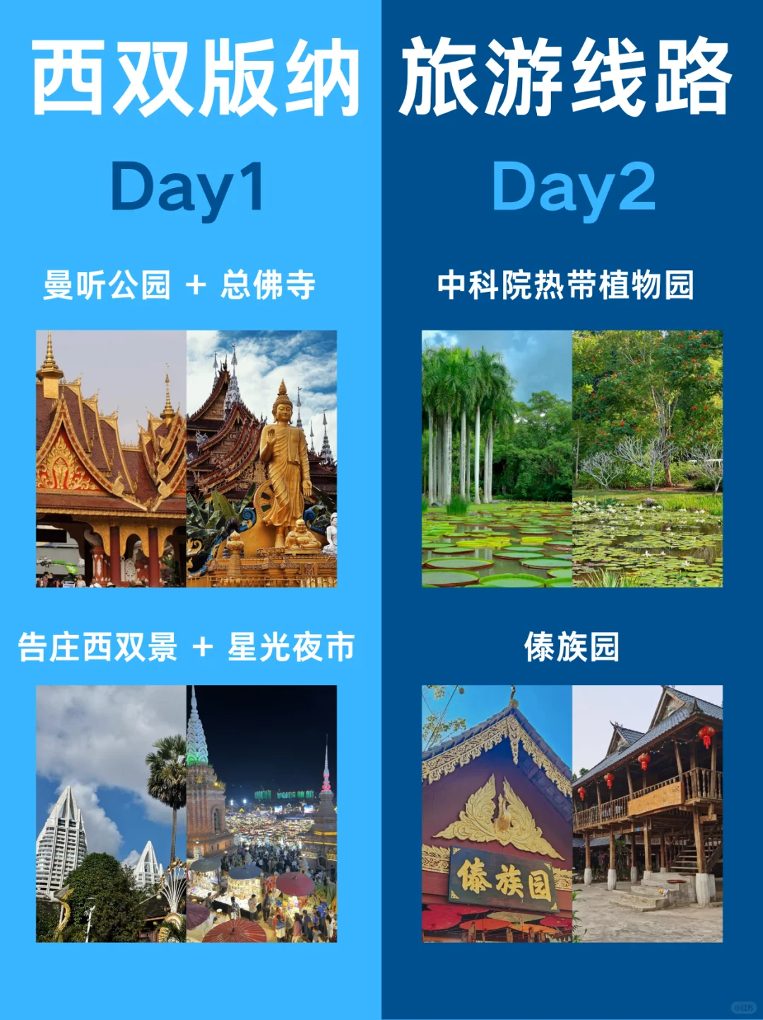 西双版纳哪些景点值得玩❓整理清楚了