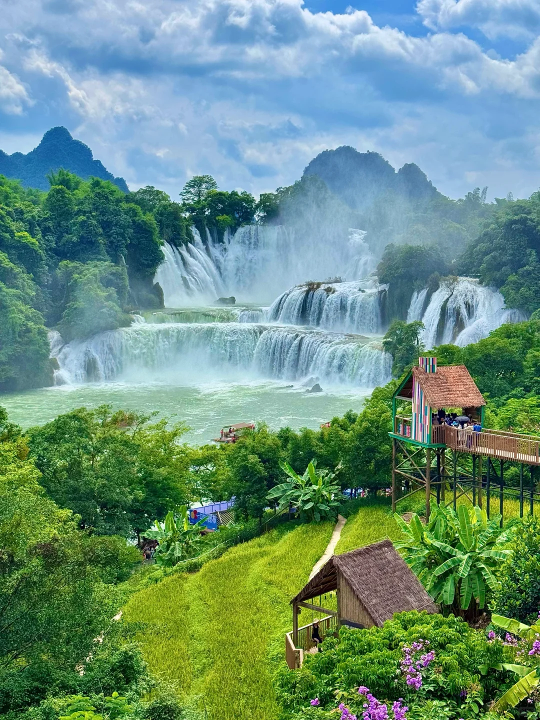 如果广西避暑有段位🍃德天跨国瀑布定是王者