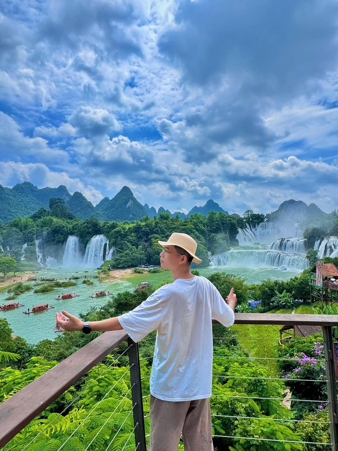 如果广西避暑有段位🍃德天跨国瀑布定是王者