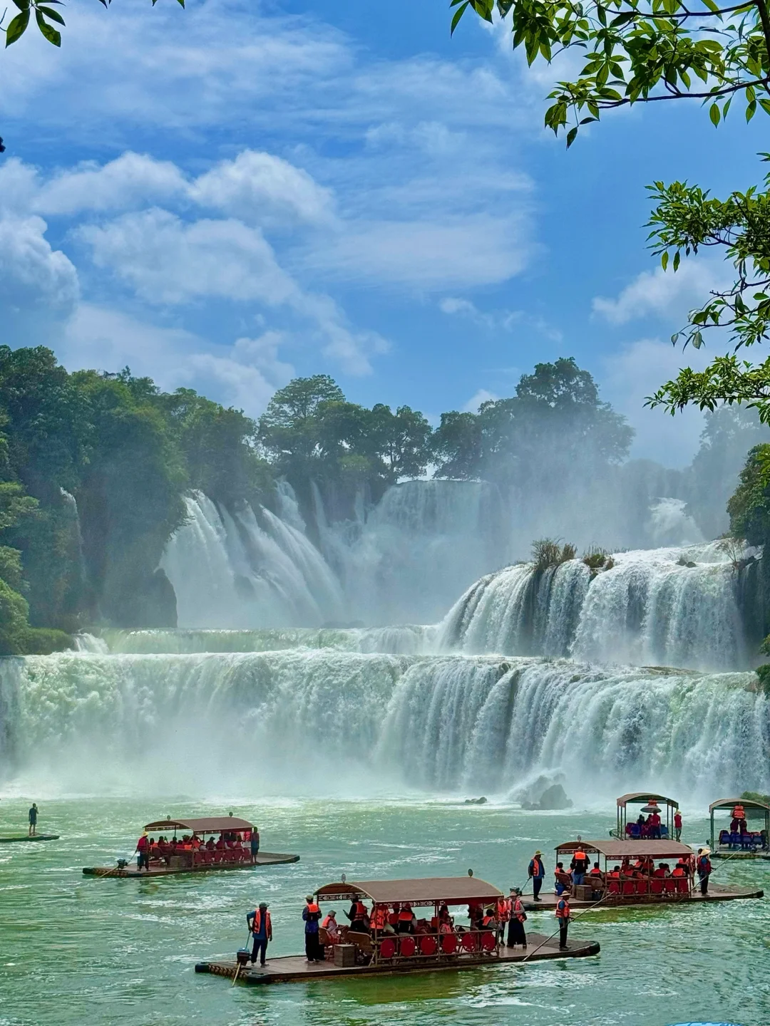 如果广西避暑有段位🍃德天跨国瀑布定是王者