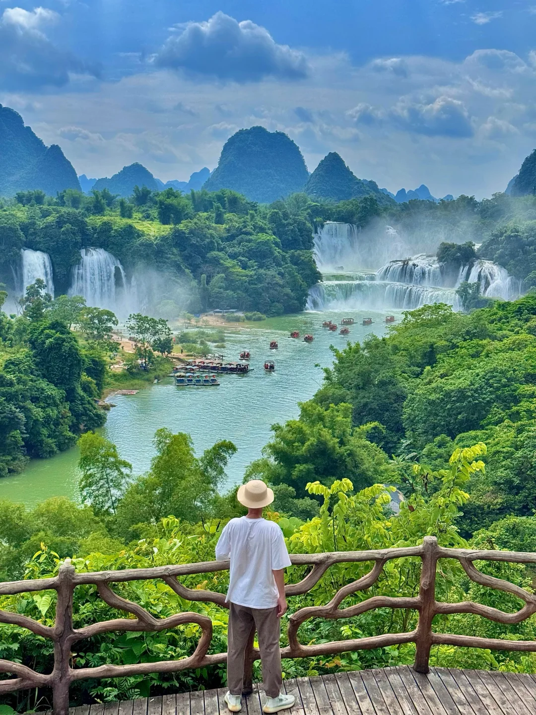 如果广西避暑有段位🍃德天跨国瀑布定是王者