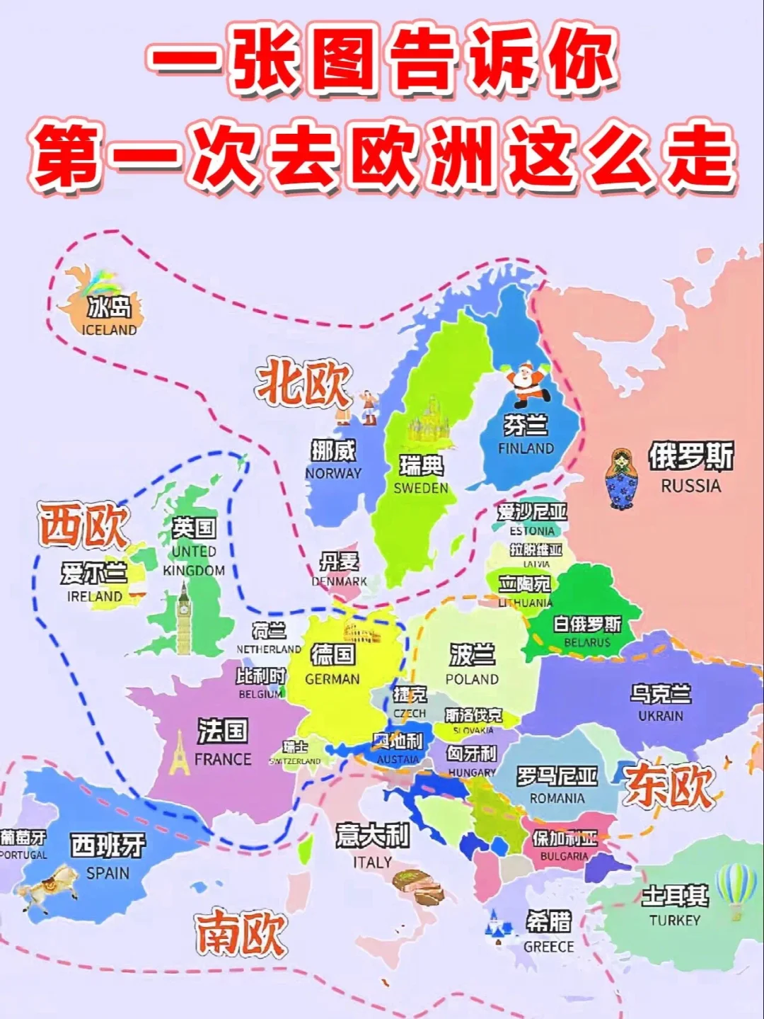 欧洲景点和路线看这篇就够了