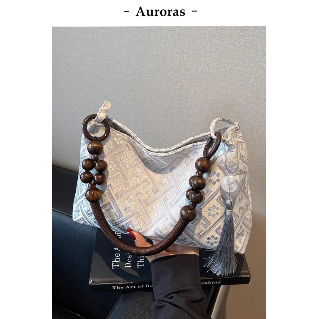 新中式国风壮锦包包女包2025新款轻奢小