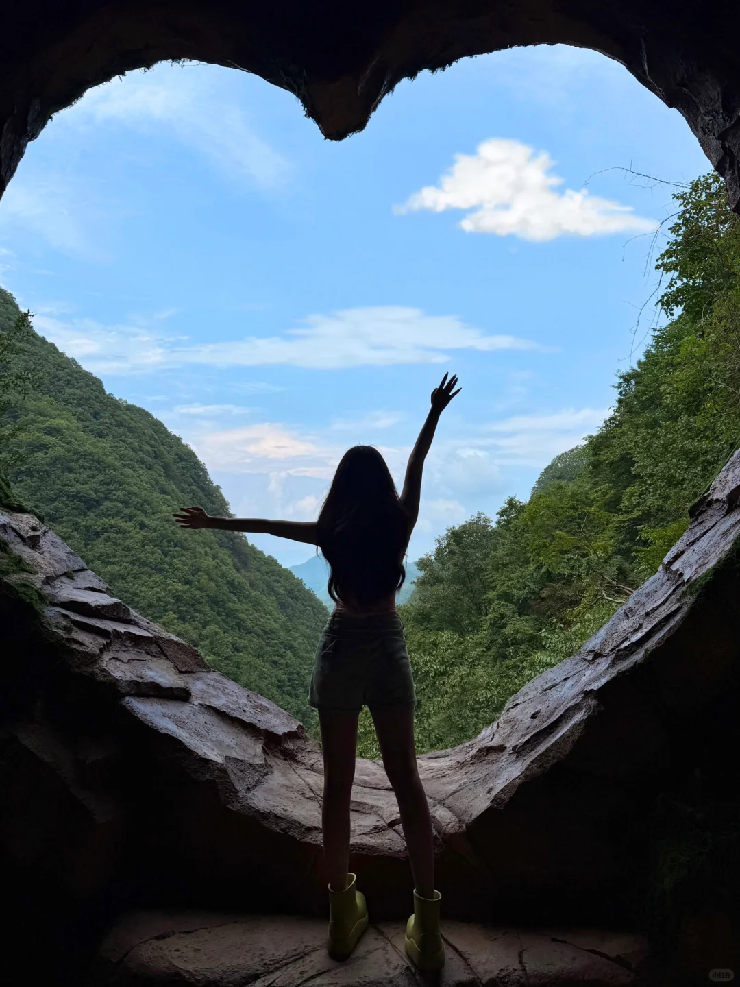 为了这个爱心洞特意去了一趟洛阳…美晕了…🥹