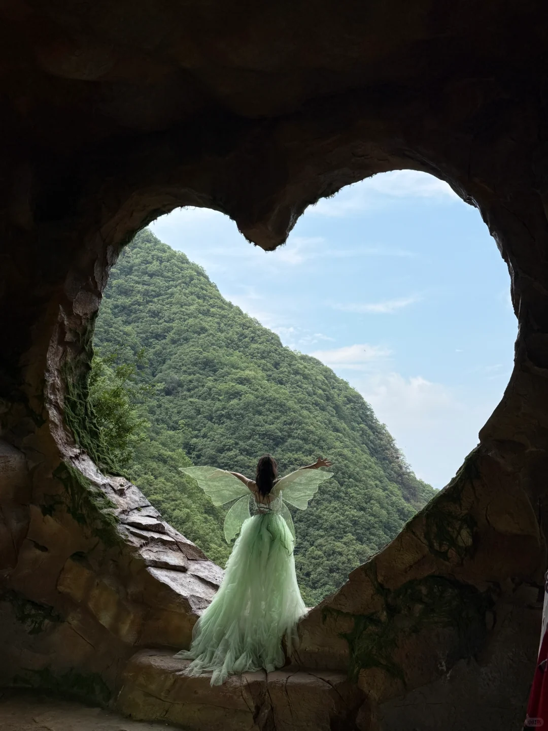 为了这个爱心洞特意去了一趟洛阳…美晕了…🥹