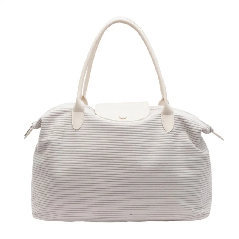 大容量通勤旅游行李包女2024秋百搭潮流