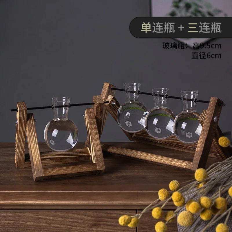 轻奢高档客厅餐桌绿植卧室桌面玄关高端装饰