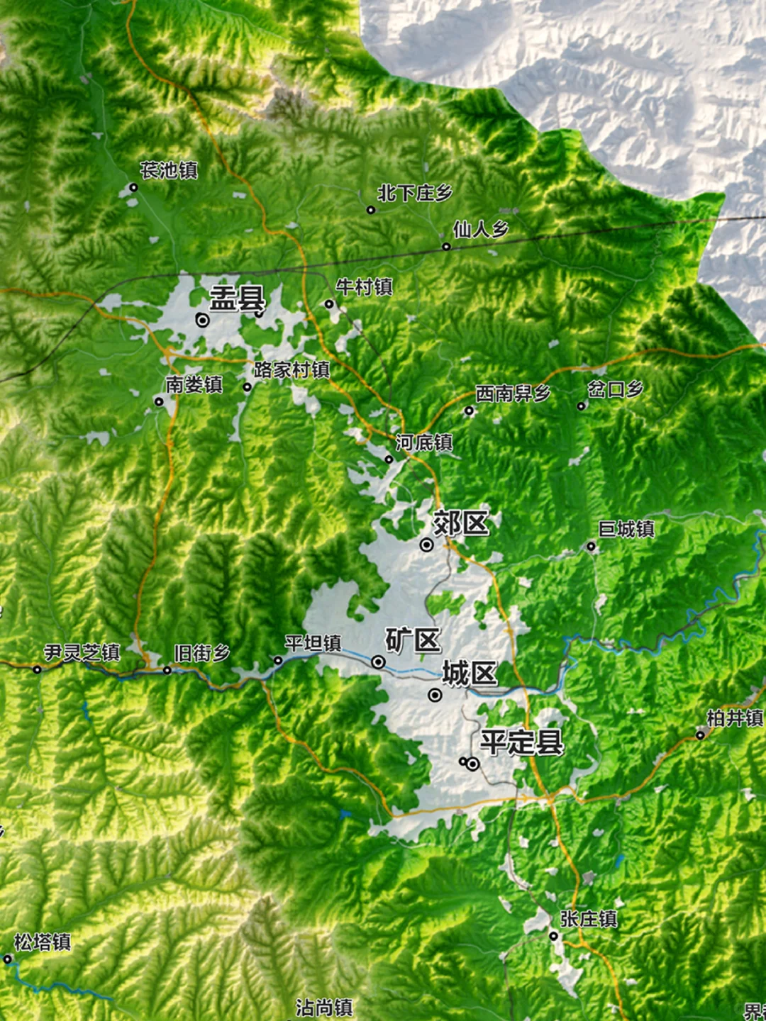 从这张地图开始了解山西