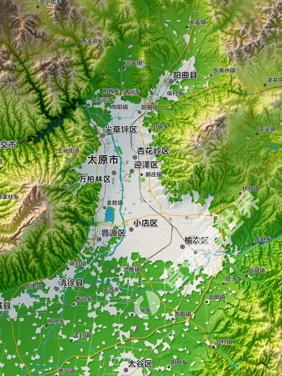 从这张地图开始了解山西