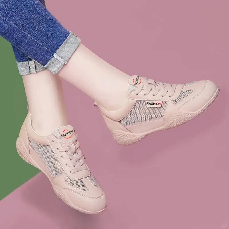 真皮小白鞋女2025新款夏季薄款网面透气