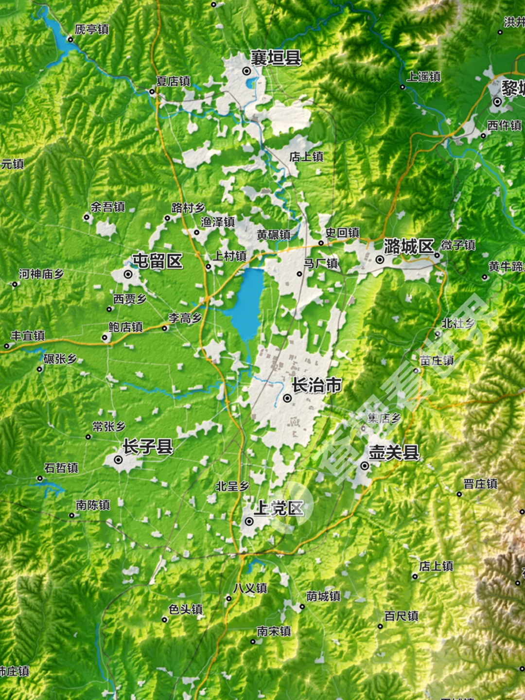 从这张地图开始了解山西